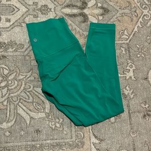 Green Lululemon Align Leggings